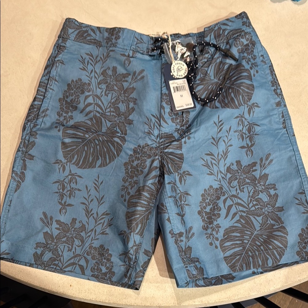 Surfside Supply Blue Floral Men's Shorts